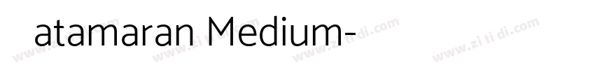 Catamaran Medium字体转换